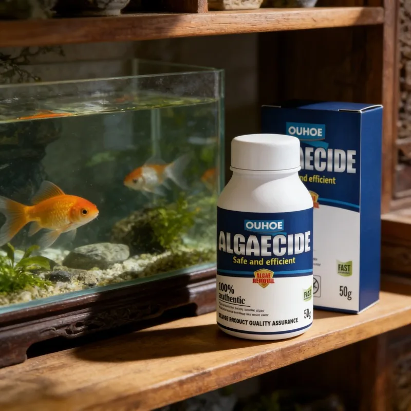Planted Aquarium Algae Control - สารกำจัดสาหร่ายประสิทธิภาพสูง 50 กรัม สำหรับควบคุมสาหร่ายและตะไคร่น้ำในบ่อปลา ลดน้ำเขียว ทำให้น้ำใส