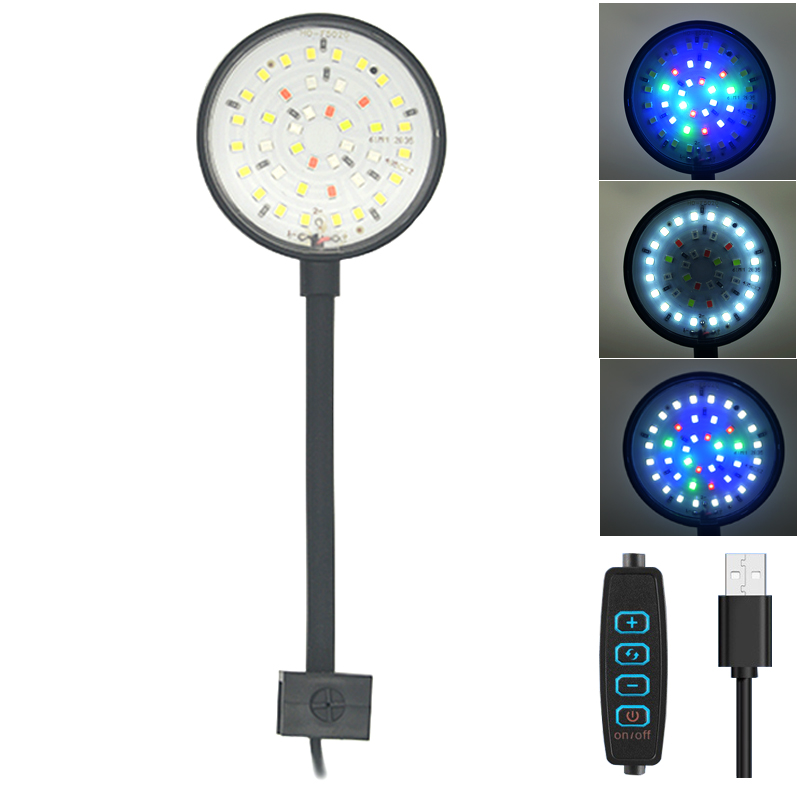 USB Aquarium LED โคมไฟถังปลาตก - Aquarium Plant Display บทวิจารณ์และราคา