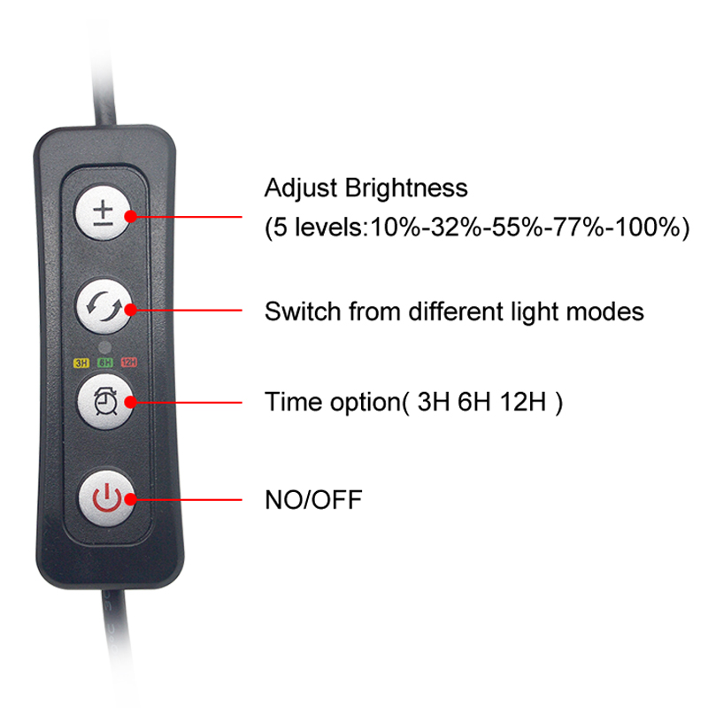 Aquarium LED Light สำหรับ16-64 - Aquarium Plant Display บทวิจารณ์และราคา