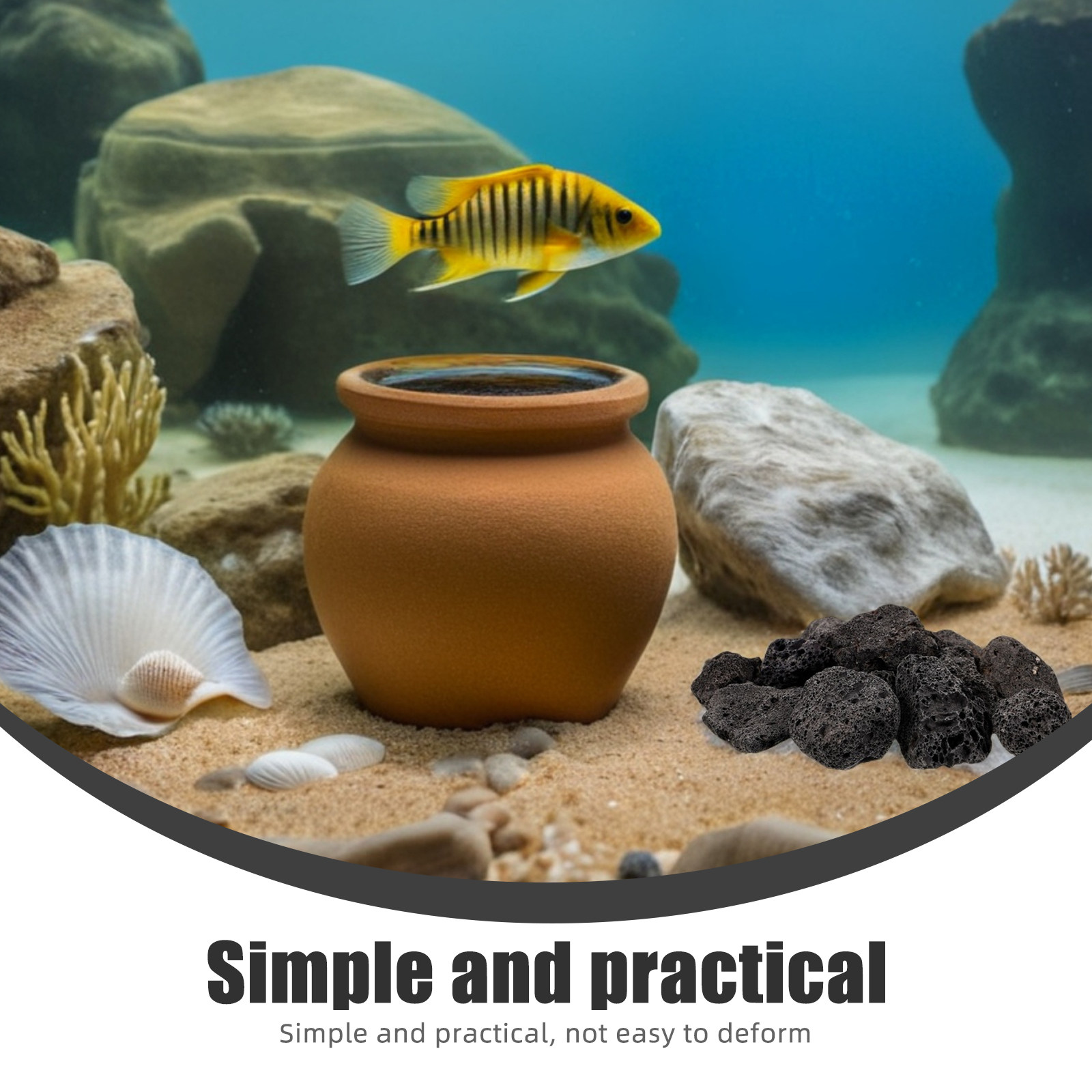หินภูเขาไฟธรรมชาติ 1 แพ็ค ขนาด - Aquarium Planted บทวิจารณ์และราคา